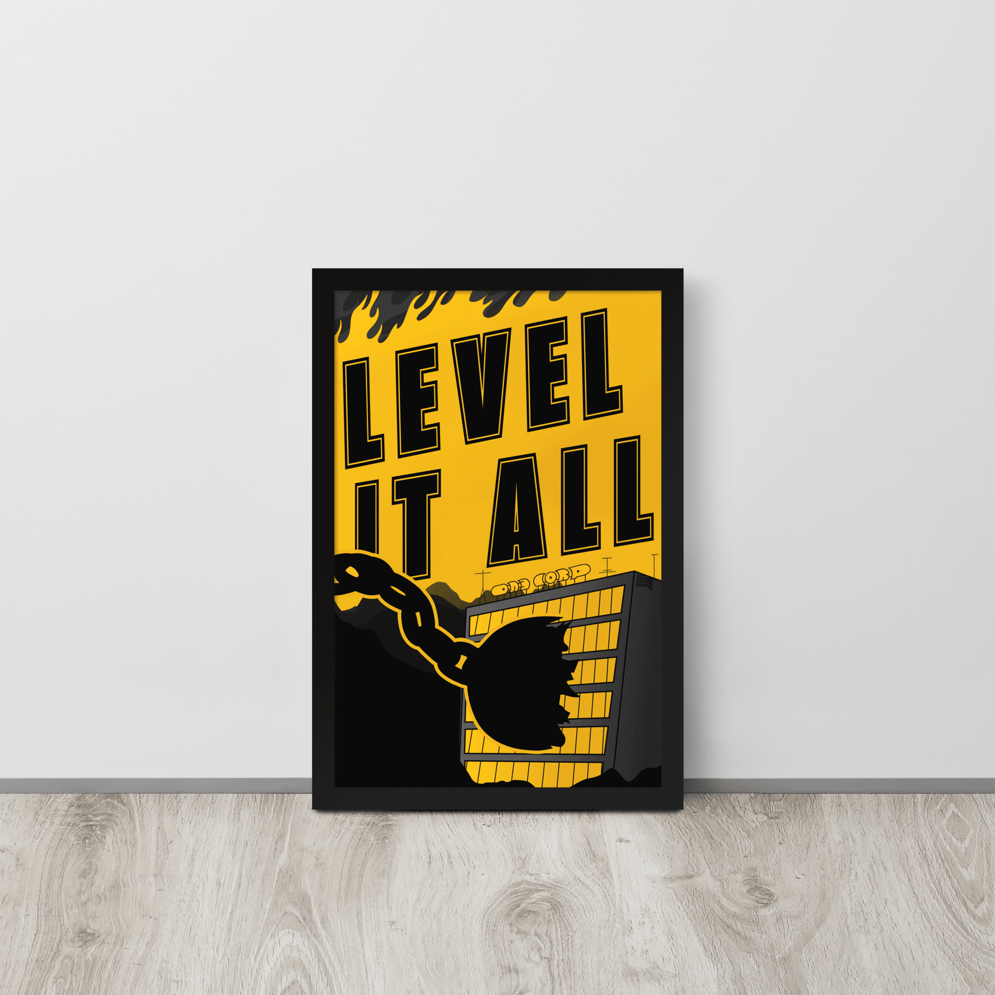 LEVEL IT ALL Framed Poster - NeoRebellion