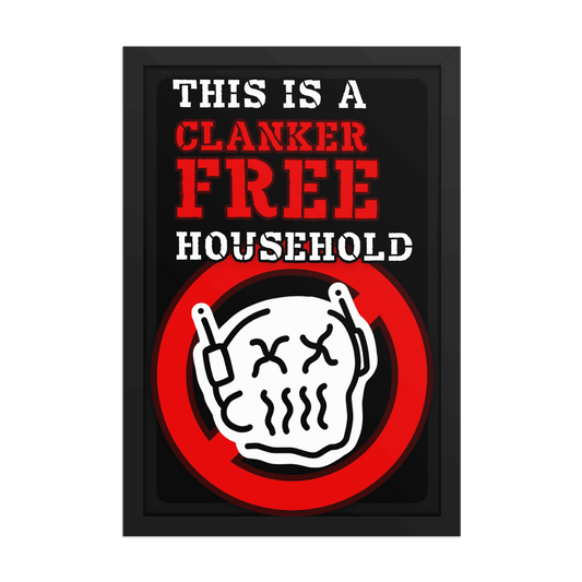 Clanker FREE Household Framed Poster - NeoRebellion