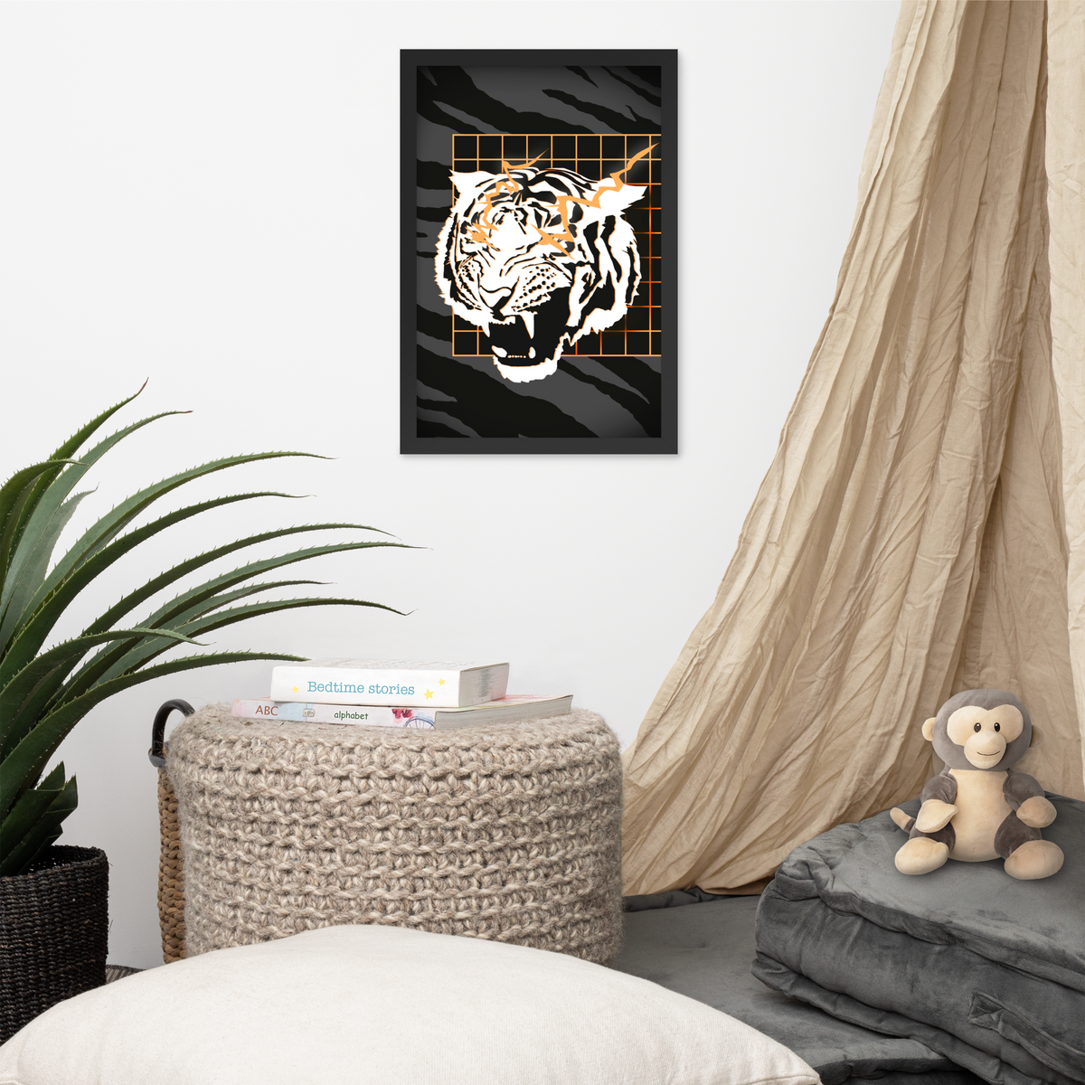 Tigerspace Framed Poster