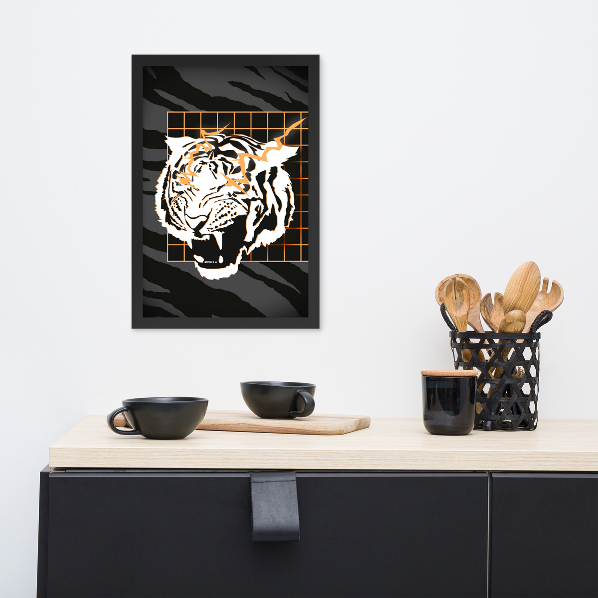 Tigerspace Framed Poster