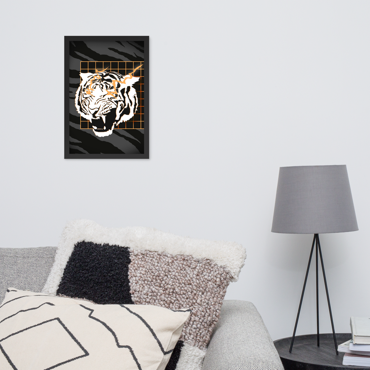Tigerspace Framed Poster
