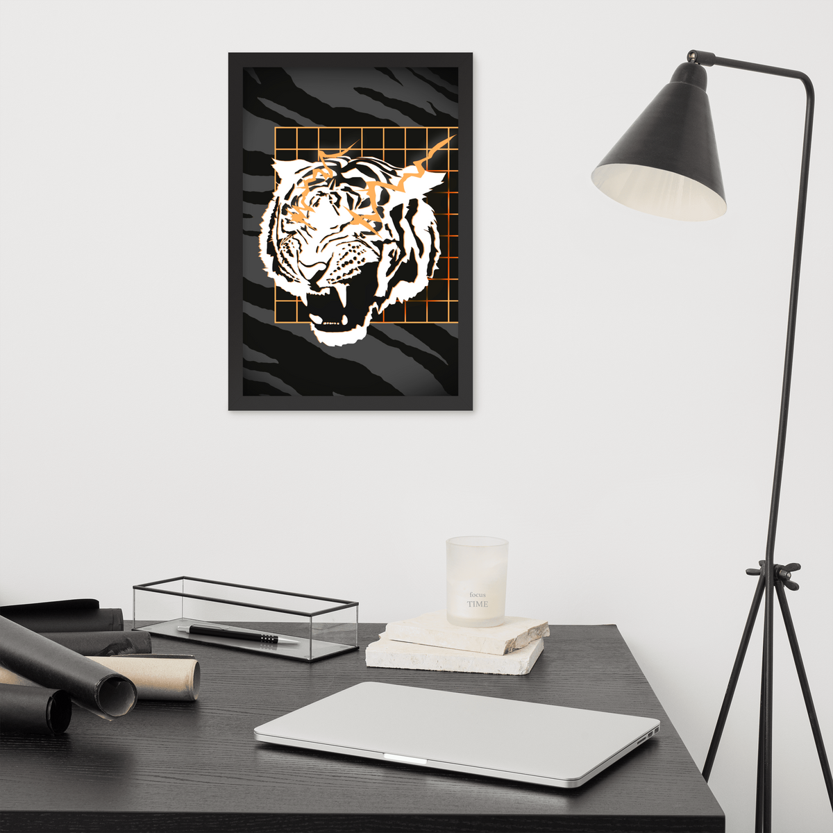 Tigerspace Framed Poster