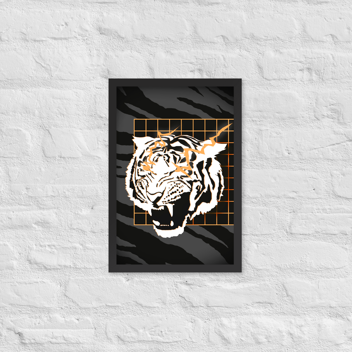 Tigerspace Framed Poster