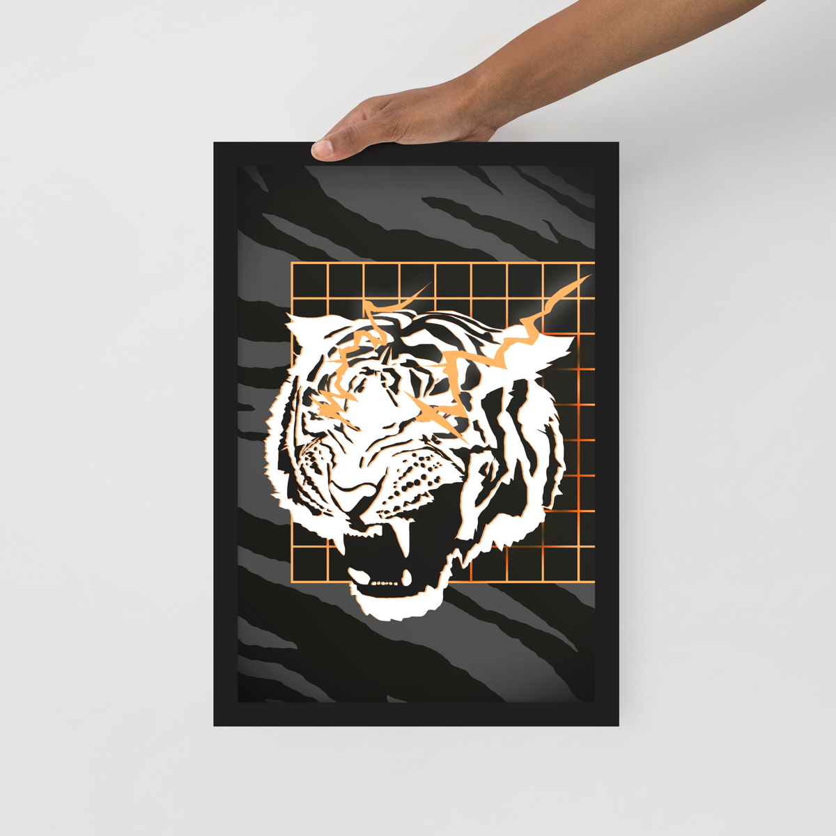 Tigerspace Framed Poster