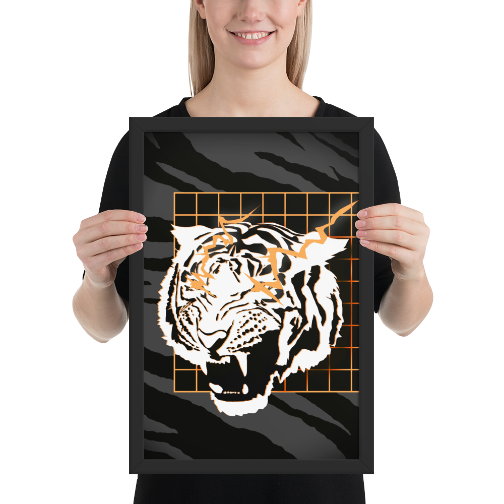 Tigerspace Framed Poster