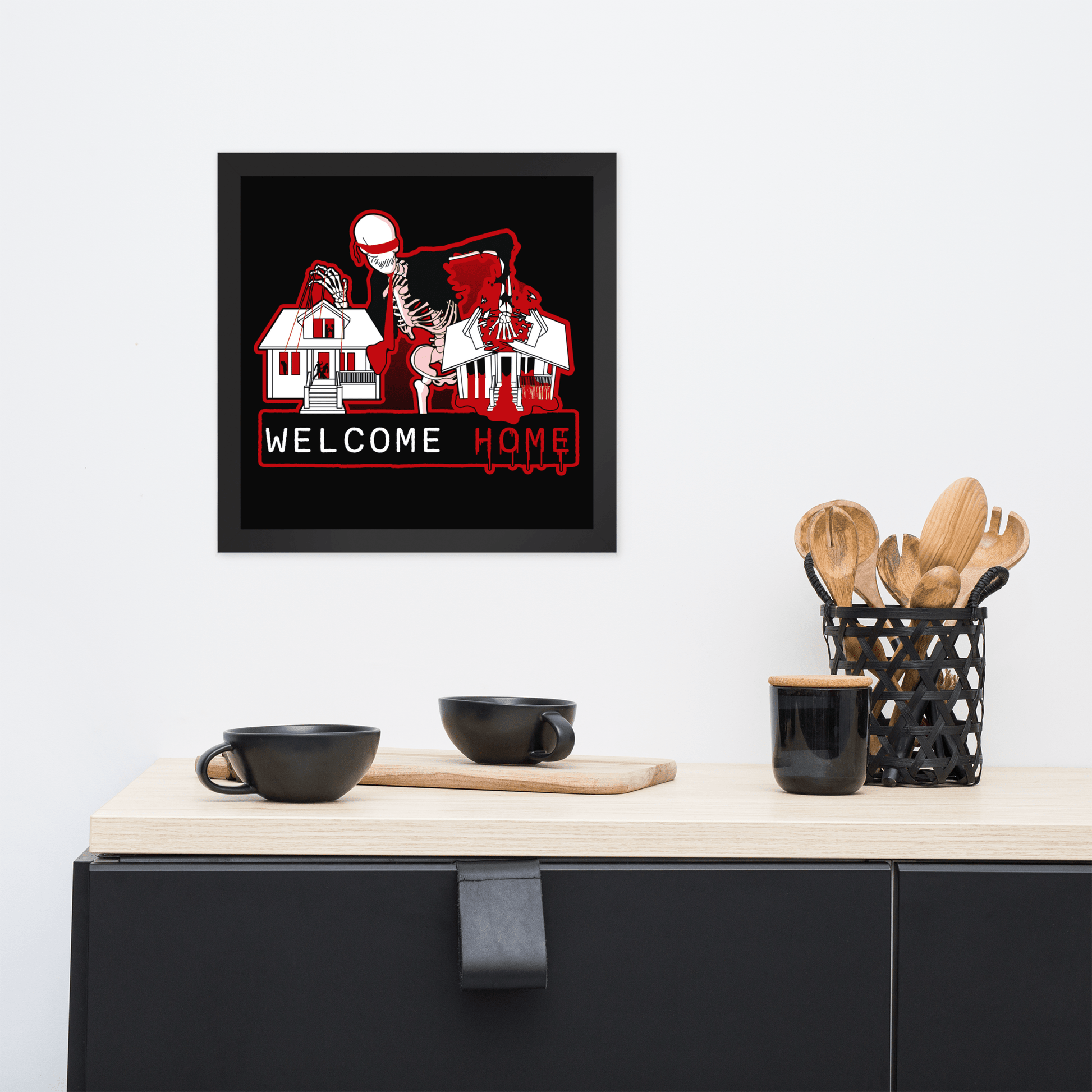 Welcome Home Framed Poster - NeoRebellion
