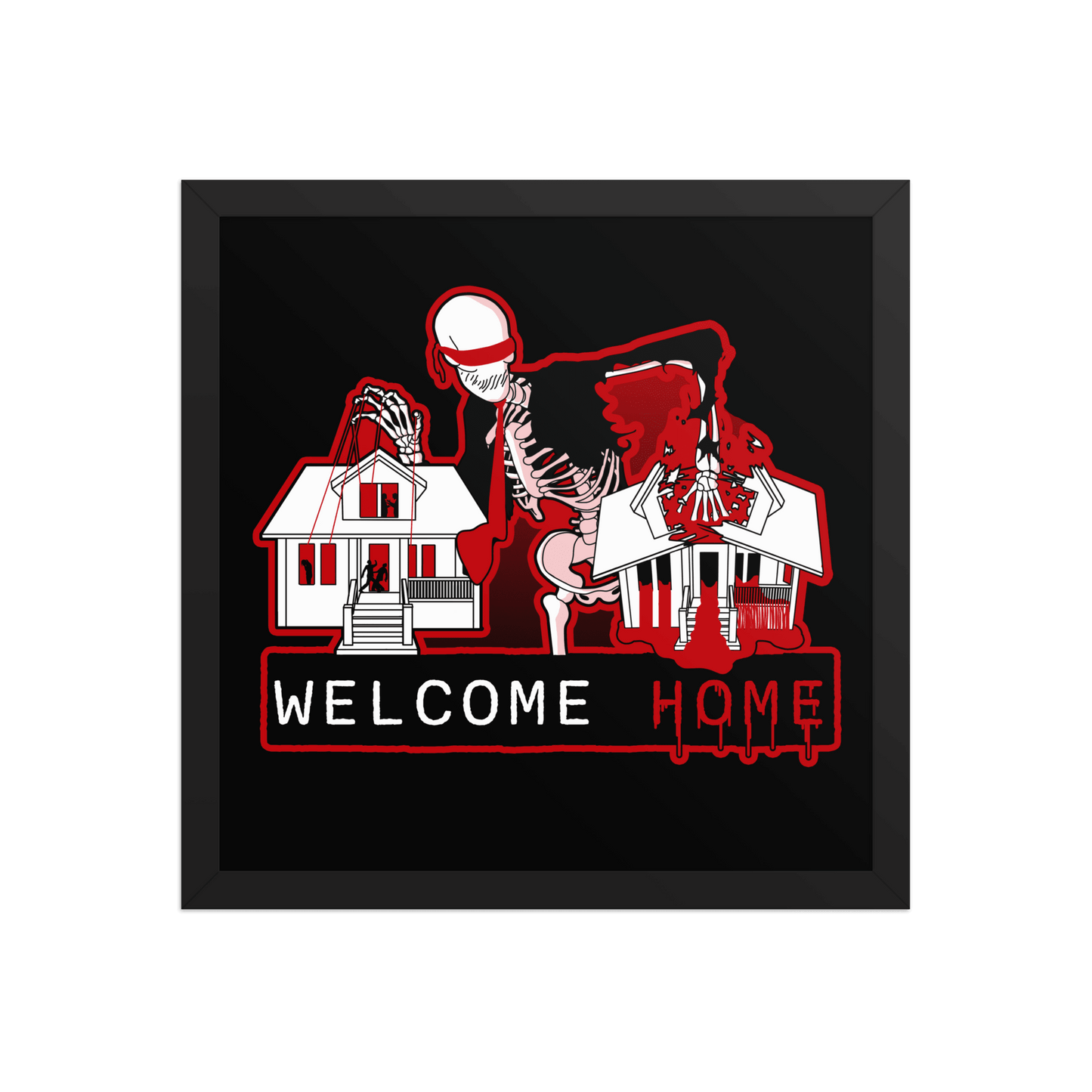 Welcome Home Framed Poster - NeoRebellion