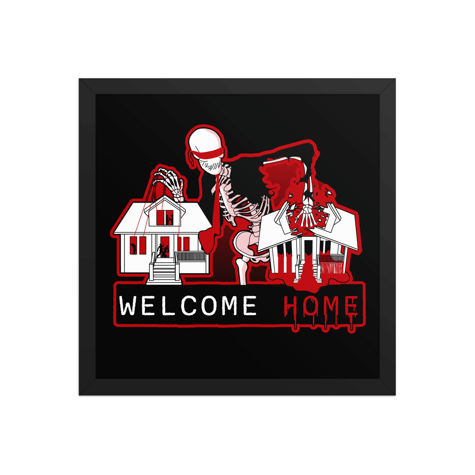 Welcome Home Framed Poster - NeoRebellion