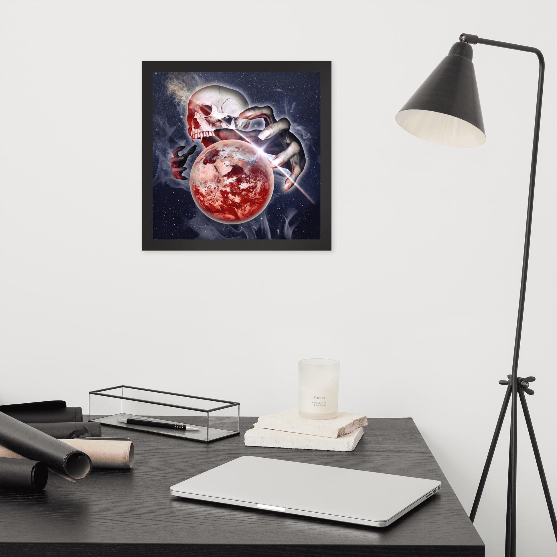 Planetary Contagion Framed Poster - NeoRebellion
