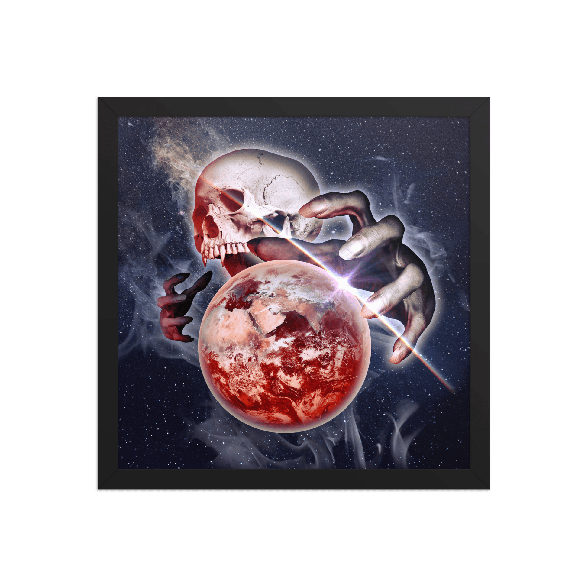 Planetary Contagion Framed Poster - NeoRebellion