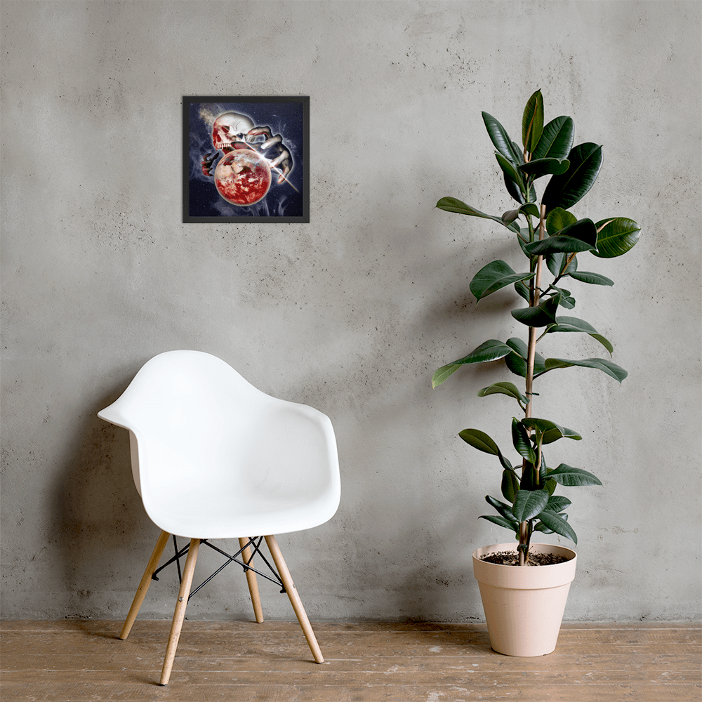 Planetary Contagion Framed Poster - NeoRebellion