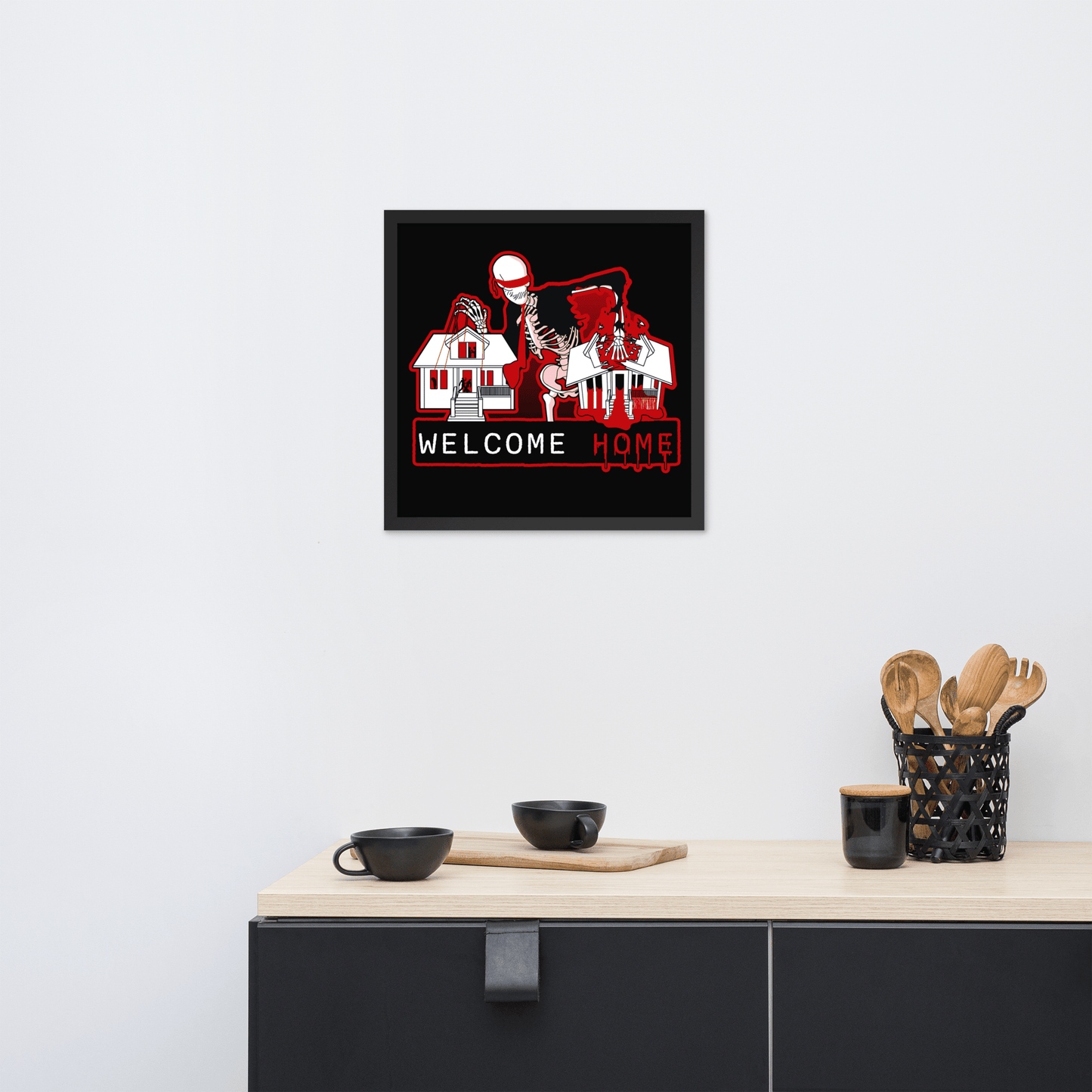 Welcome Home Framed Poster - NeoRebellion
