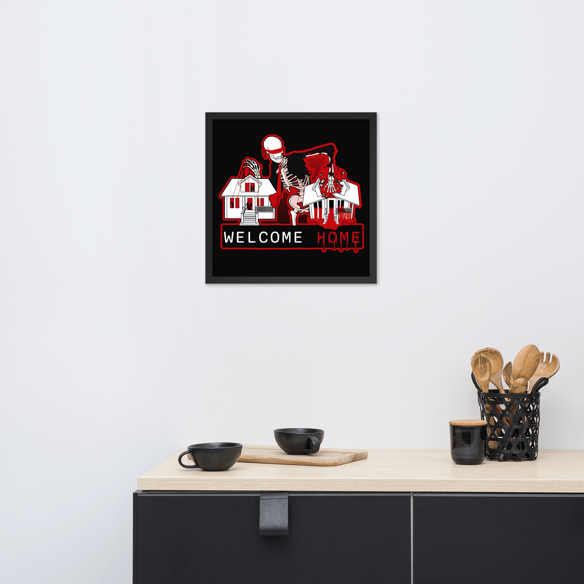 Welcome Home Framed Poster - NeoRebellion