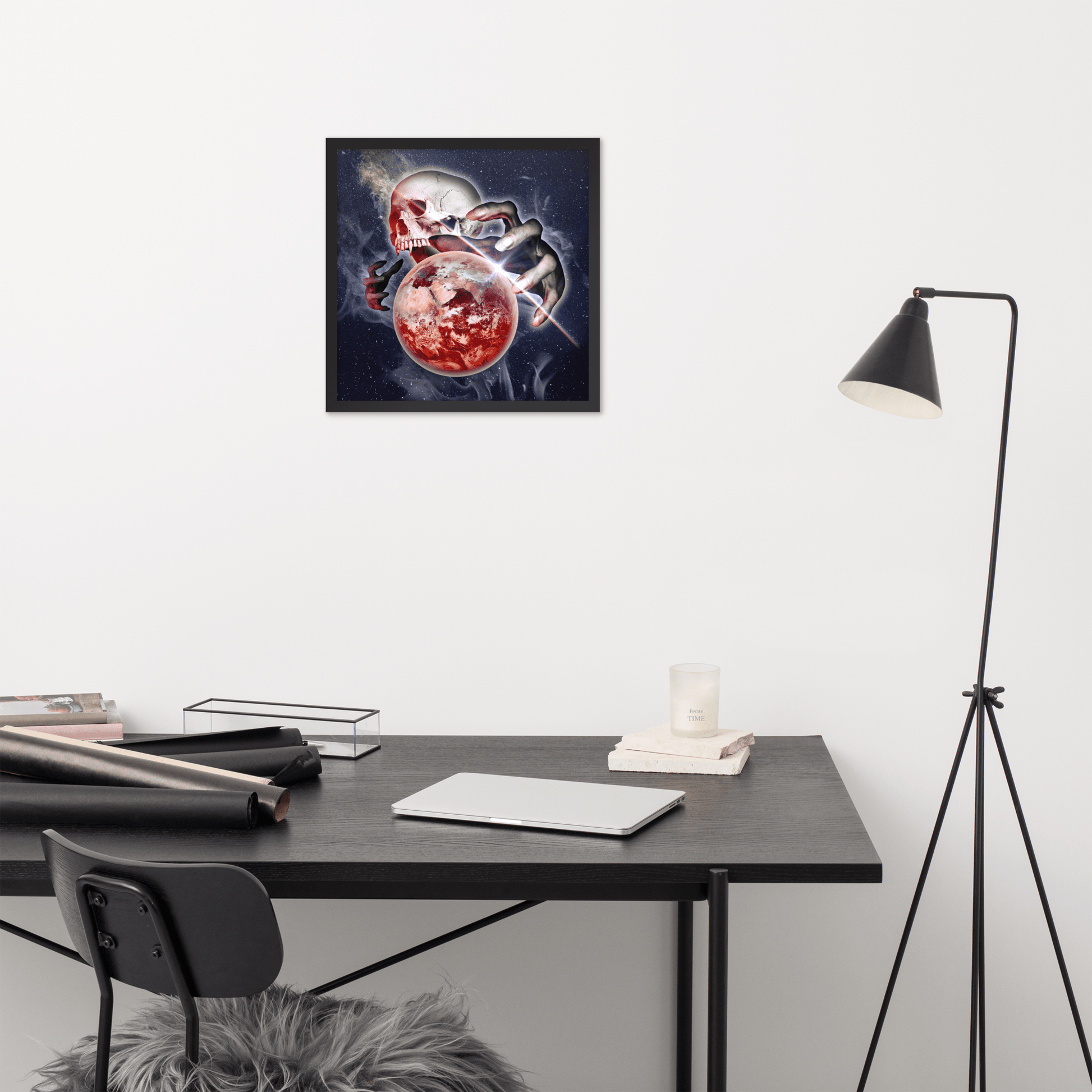 Planetary Contagion Framed Poster - NeoRebellion