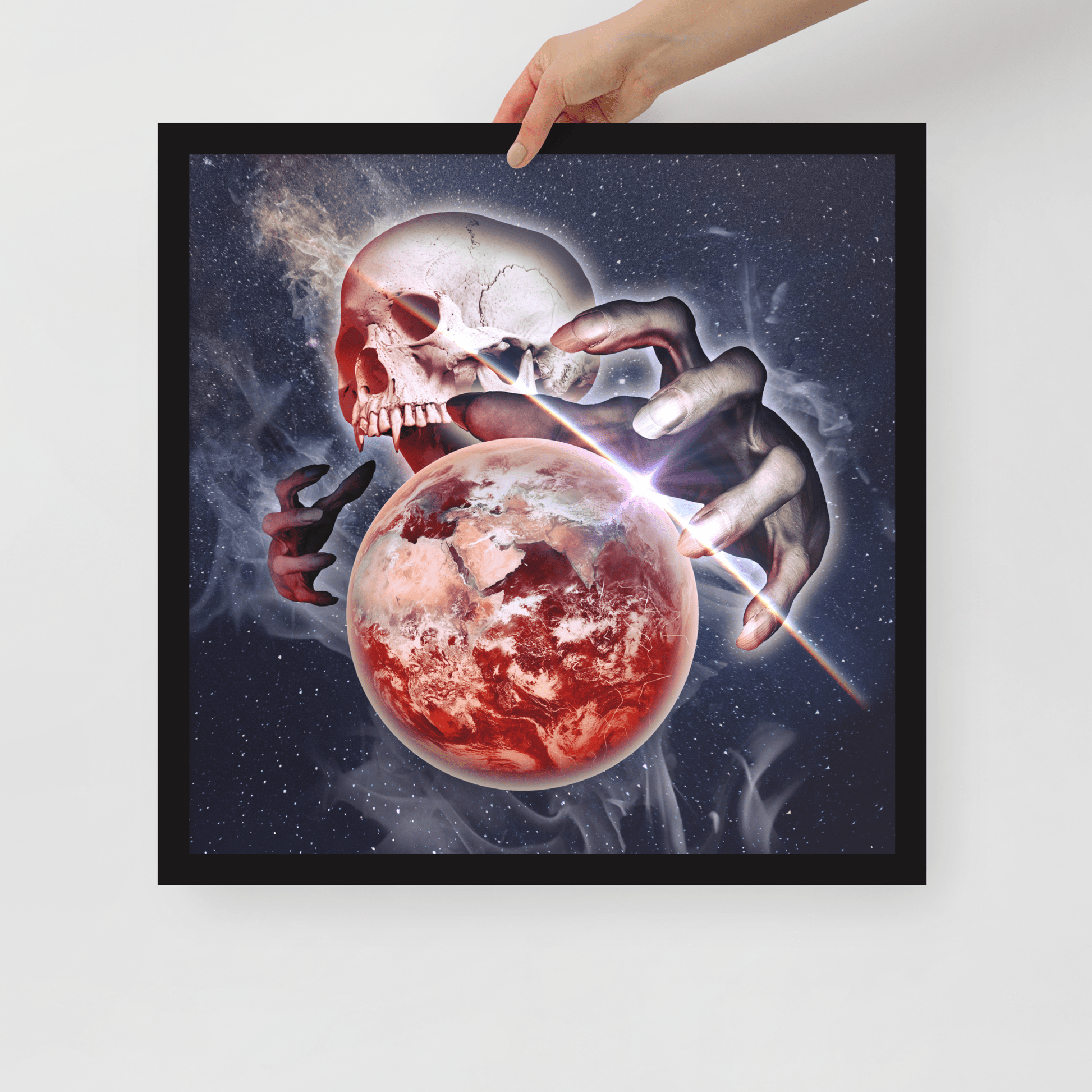 Planetary Contagion Framed Poster - NeoRebellion
