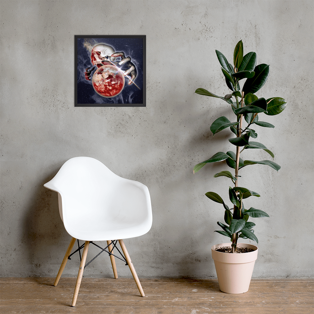 Planetary Contagion Framed Poster - NeoRebellion