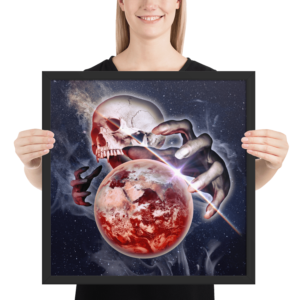 Planetary Contagion Framed Poster - NeoRebellion