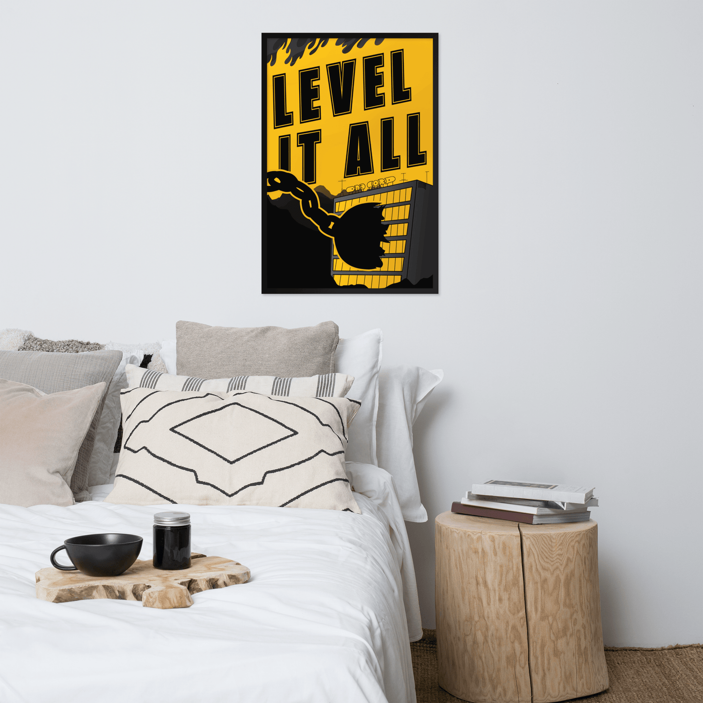 LEVEL IT ALL Framed Poster - NeoRebellion