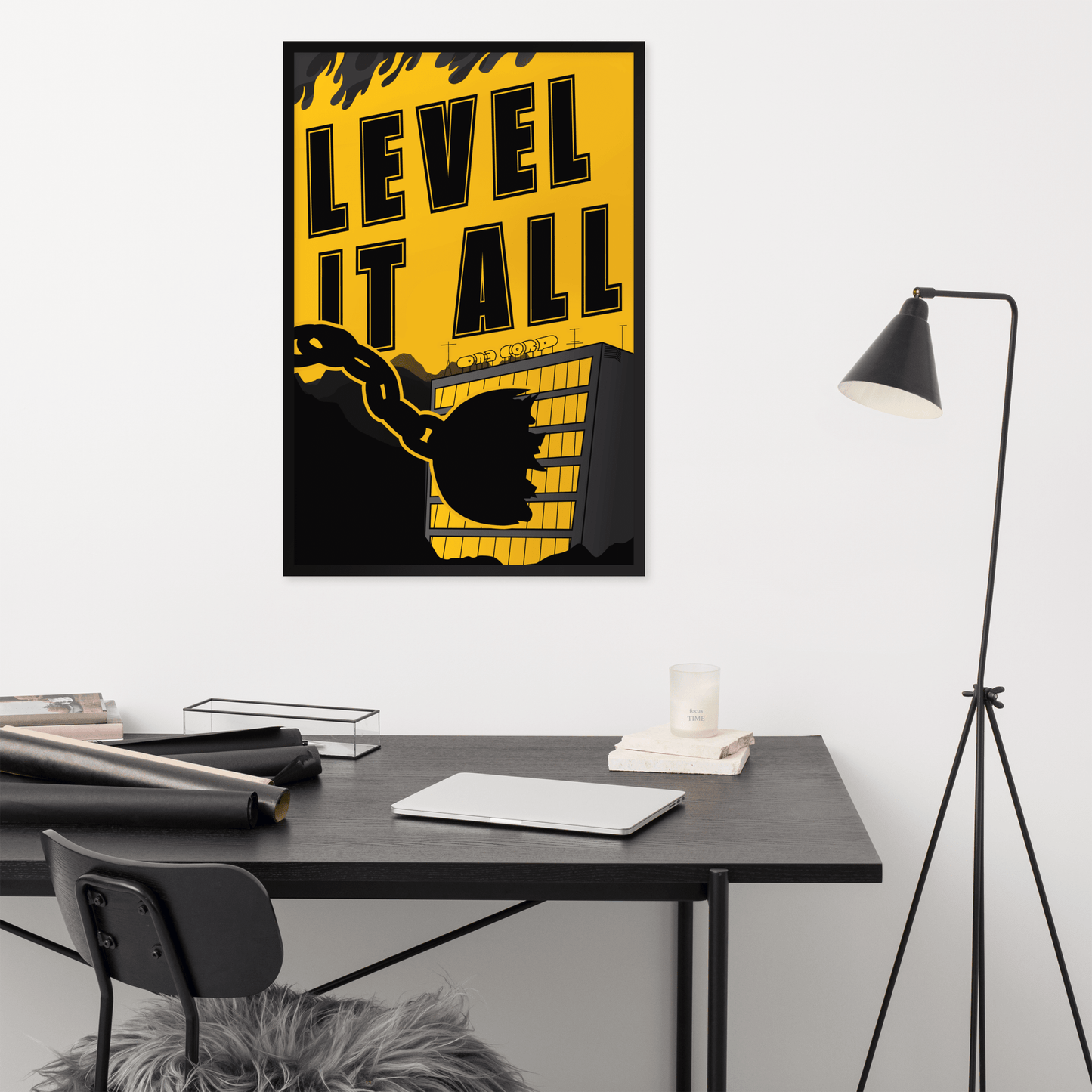 LEVEL IT ALL Framed Poster - NeoRebellion