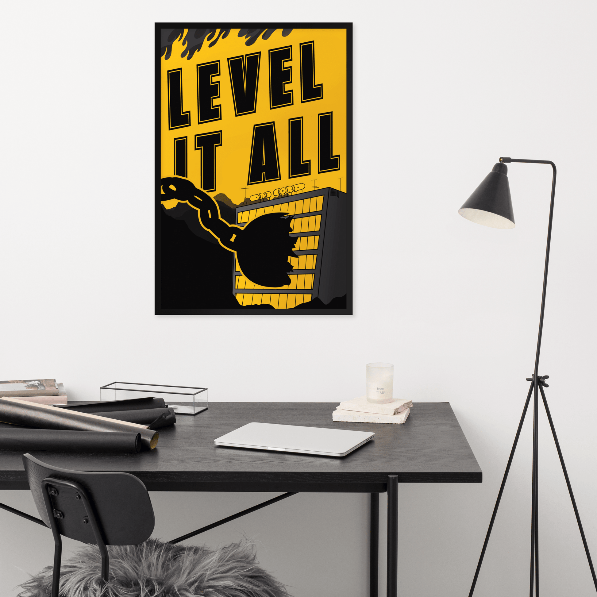 LEVEL IT ALL Framed Poster - NeoRebellion