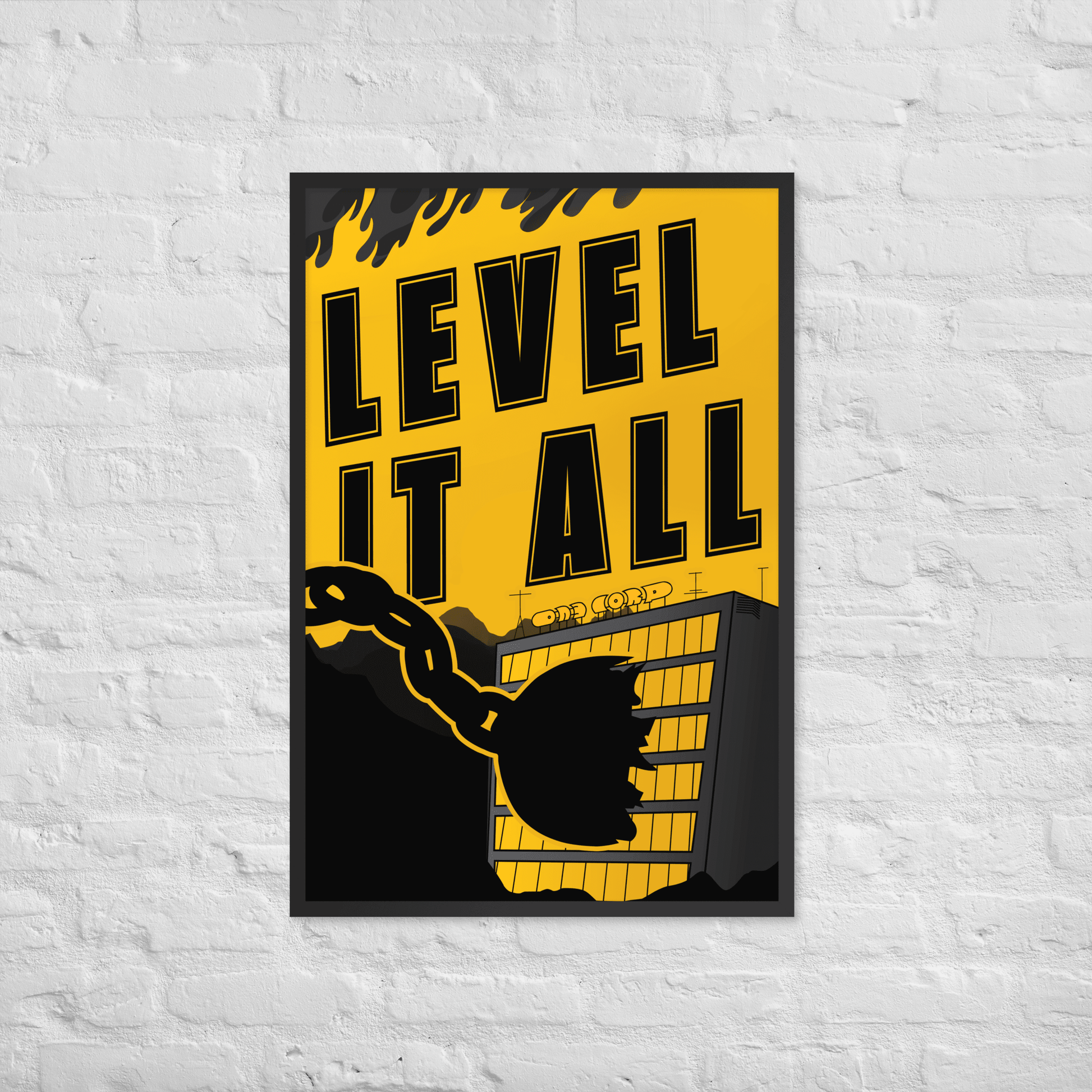 LEVEL IT ALL Framed Poster - NeoRebellion