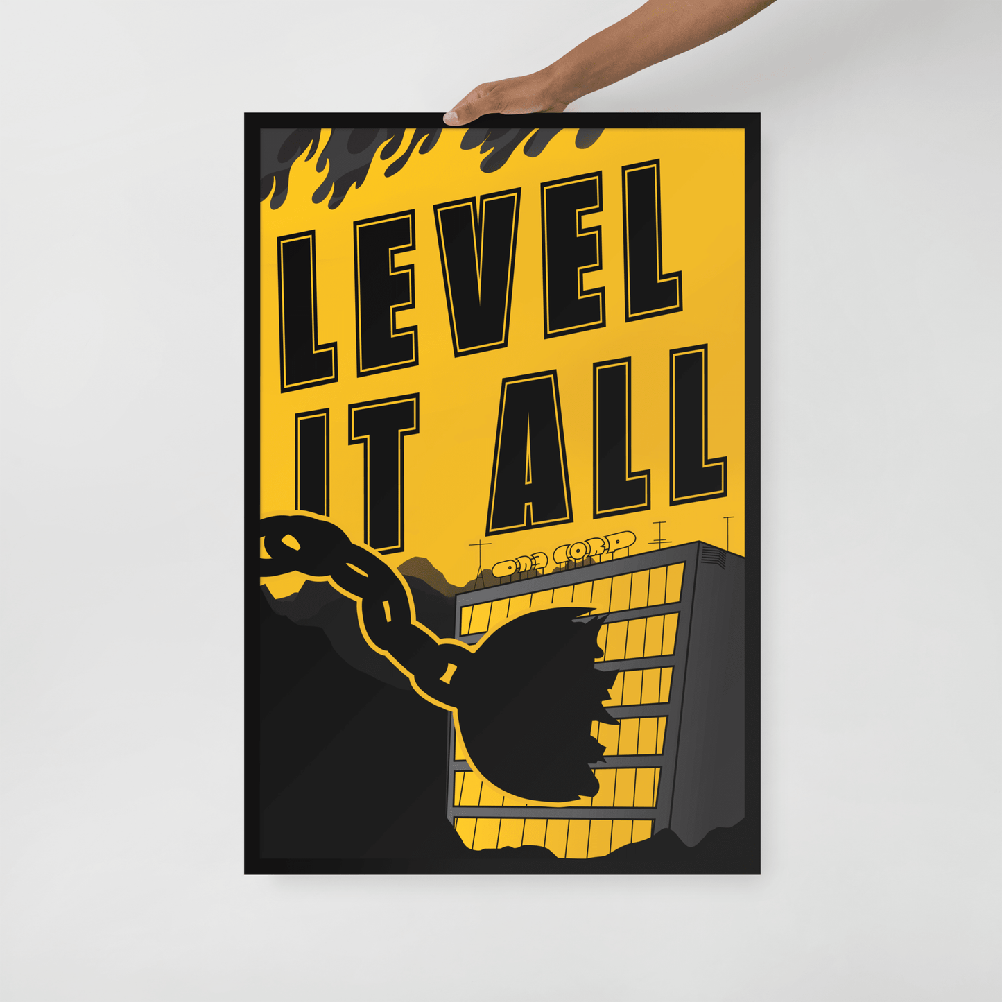 LEVEL IT ALL Framed Poster - NeoRebellion