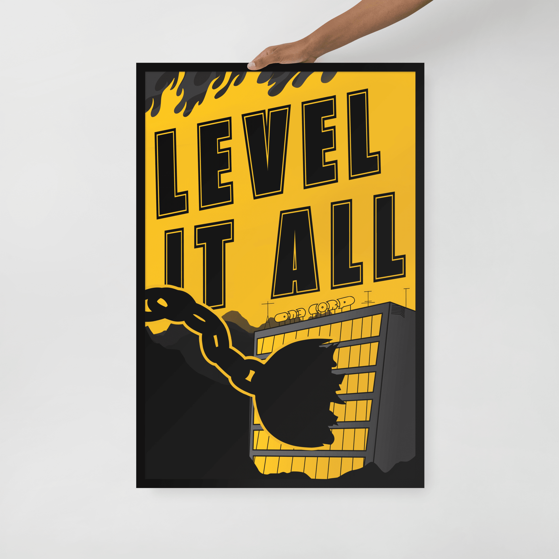 LEVEL IT ALL Framed Poster - NeoRebellion