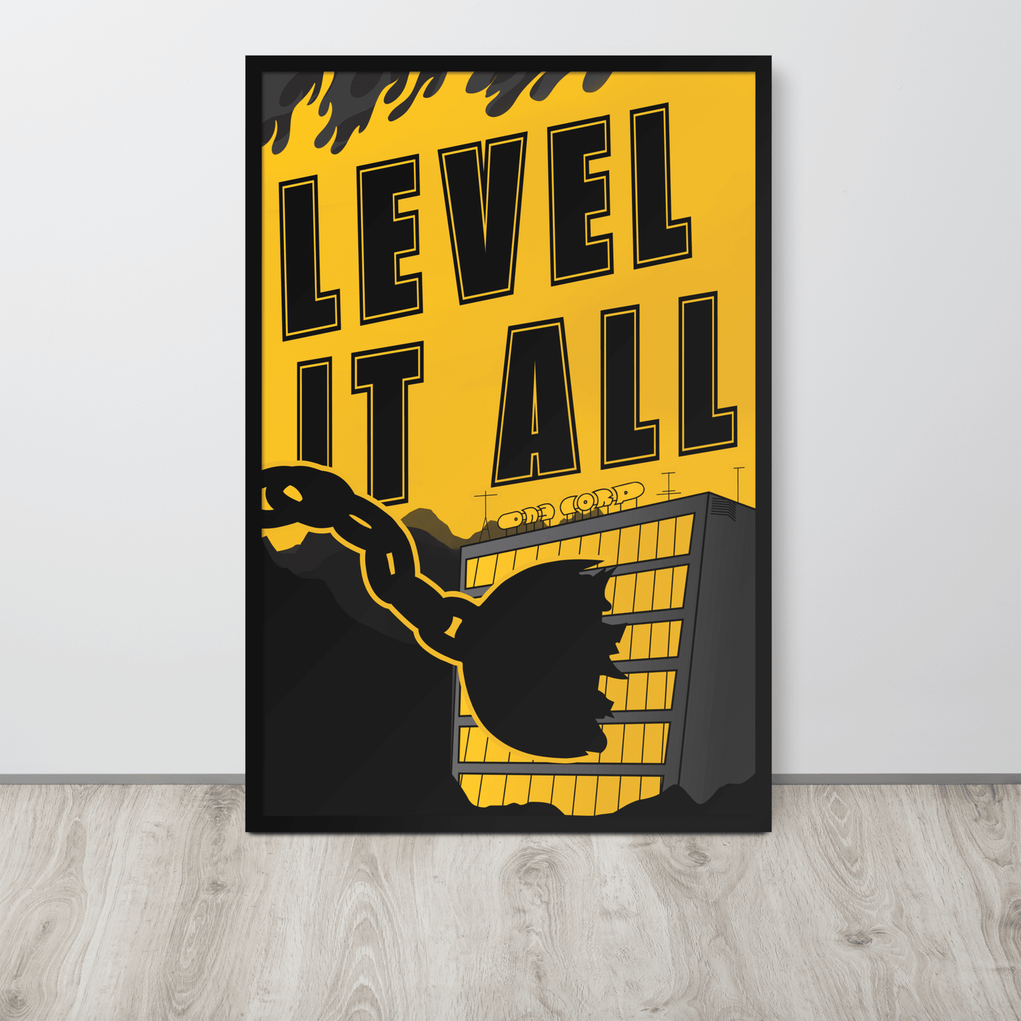 LEVEL IT ALL Framed Poster - NeoRebellion