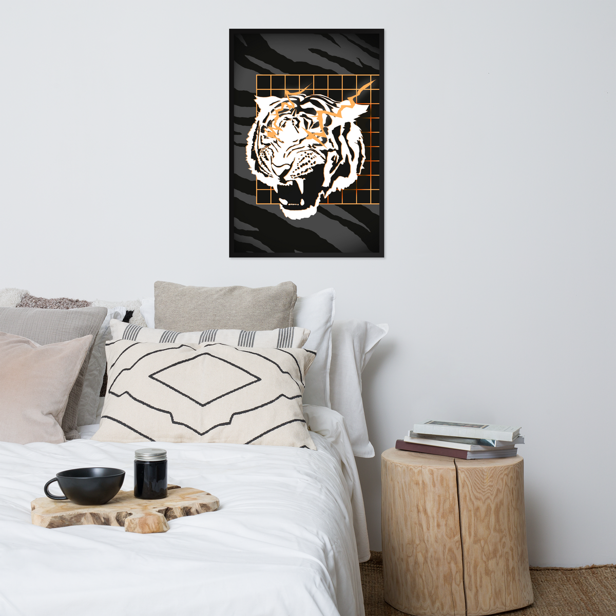 Tigerspace Framed Poster