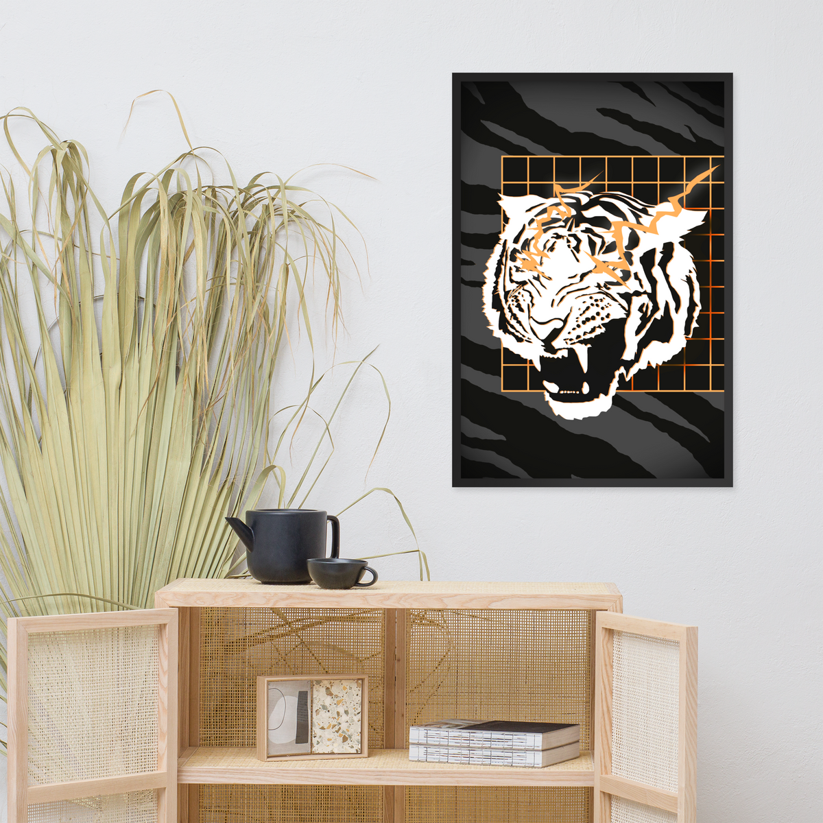 Tigerspace Framed Poster