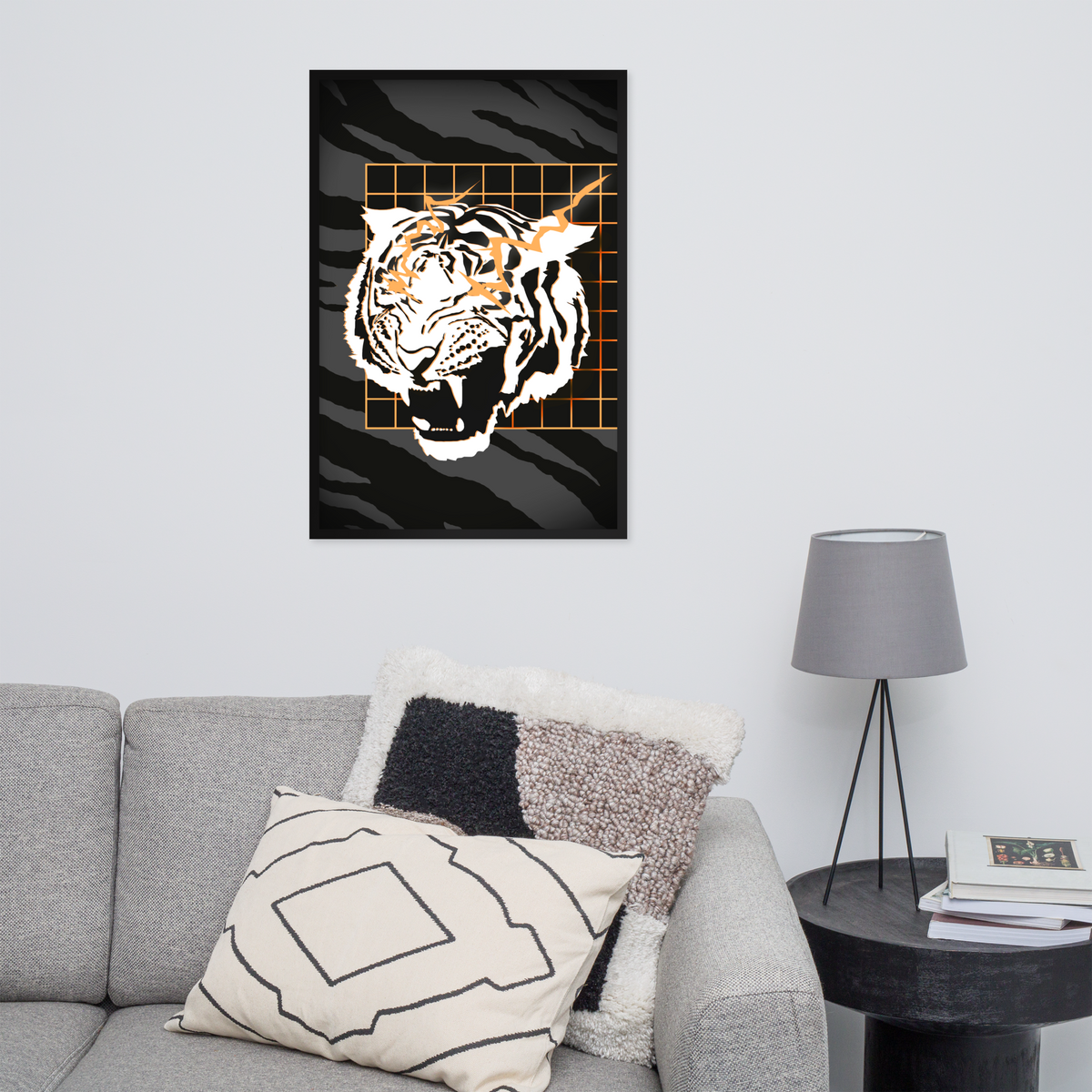 Tigerspace Framed Poster