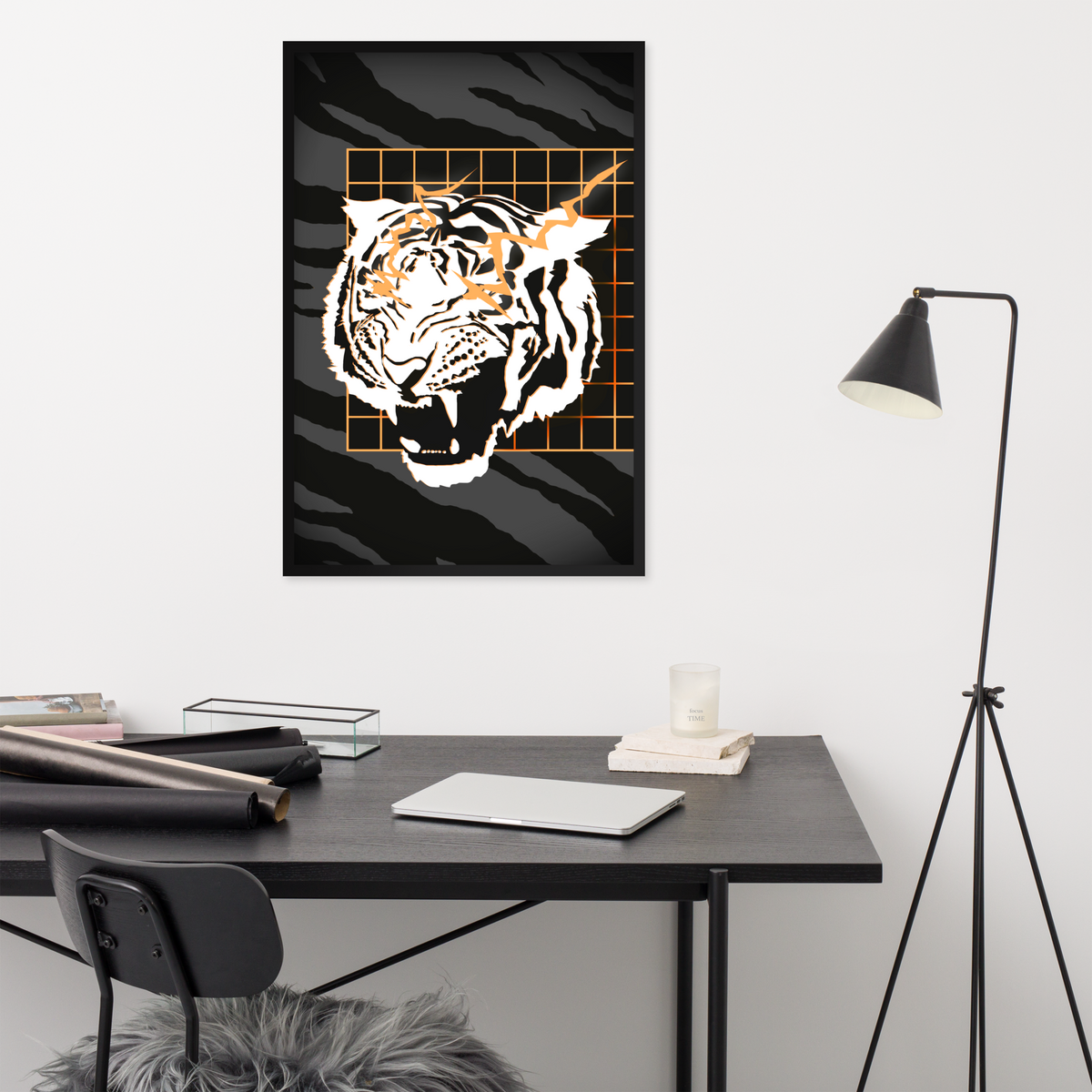 Tigerspace Framed Poster