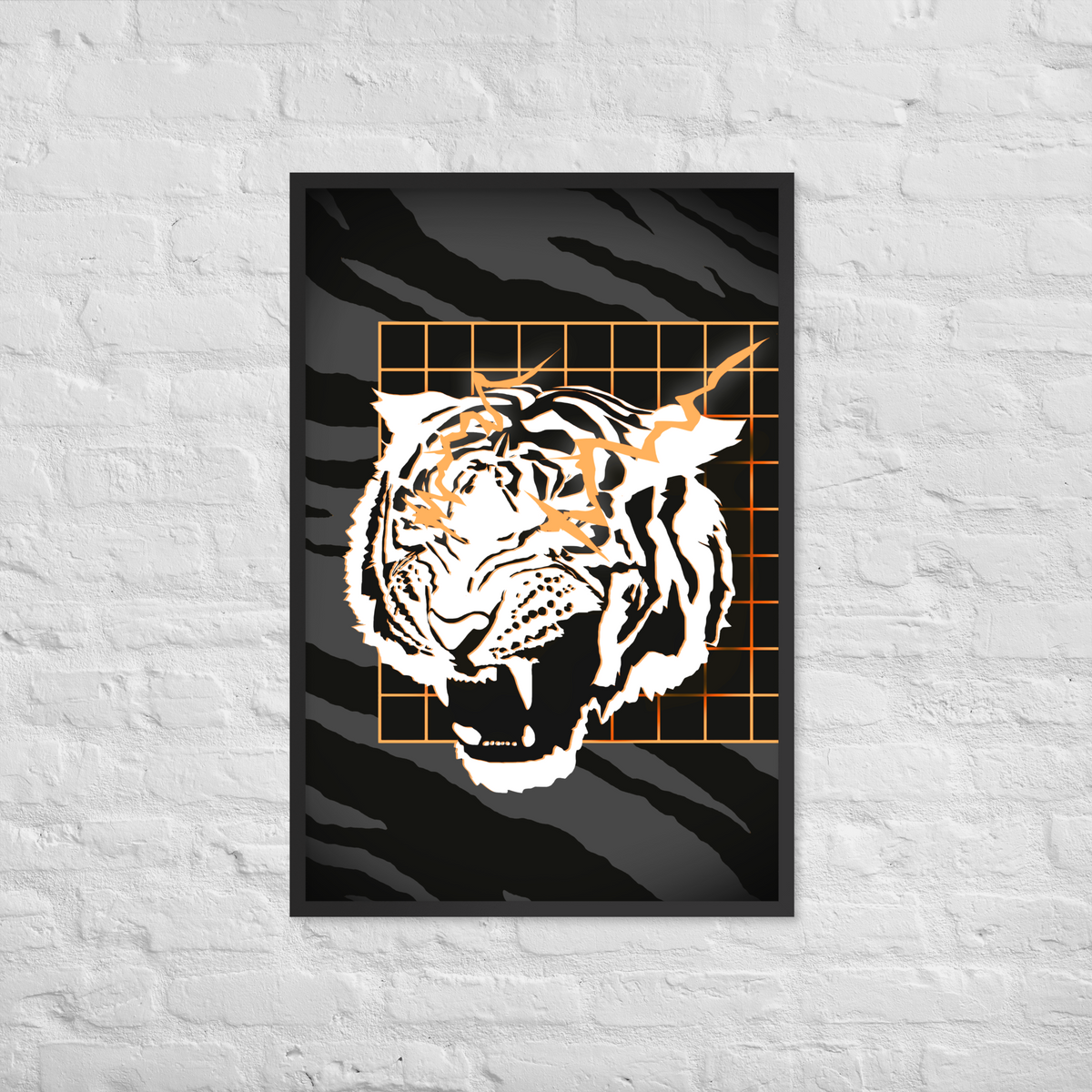 Tigerspace Framed Poster