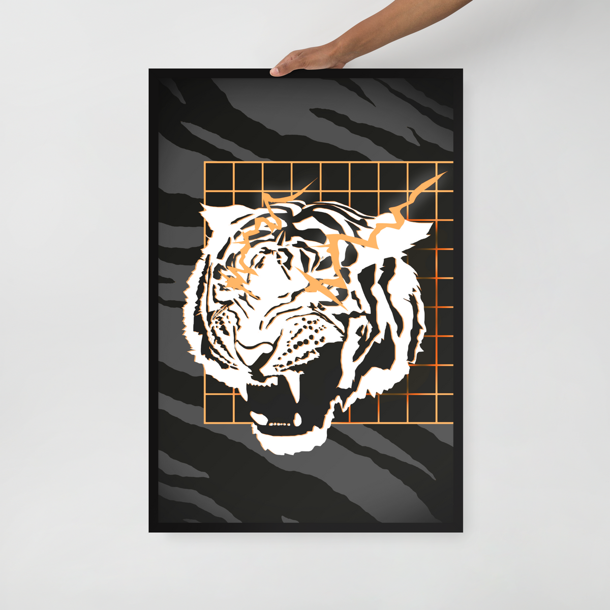Tigerspace Framed Poster