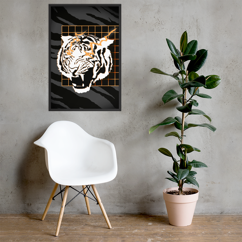 Tigerspace Framed Poster