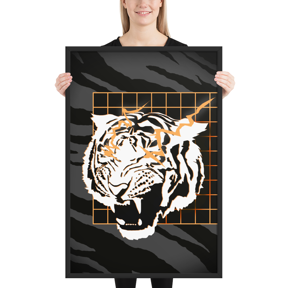 Tigerspace Framed Poster